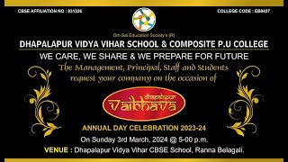 Dhapalapur Vidya Vihar School amp Composite PU College Mahalingapur [upl. by Heddy]