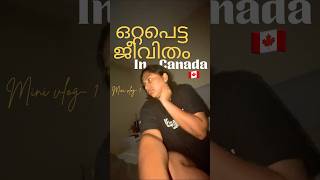 Life alone in Canada Vlog  1 OtapettaJeevitham in Canada 🇨🇦 lifeabroad canadalife minivlog [upl. by Nymrak]