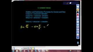 Trig Finding Exact Values Using Addition and Subtraction Formulas Sine and Cosine [upl. by Merete]