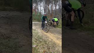 Hel van Kasterlee 🙉Another Crash 🙉 MTB part of 15Krun125Kmtb30Krun 2023 belgium duathlon [upl. by Olympie]