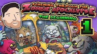 Lets Play Scheming Through The Zombie Apocalypse The Beginning  PART 1 Playthrough  Graeme Games [upl. by Leorsiy]