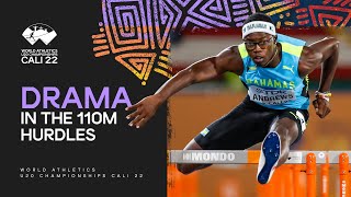 Andrews strikes 110m hurdles gold in WU20L  World Athletics U20 Championships Cali 2022 [upl. by Keligot]