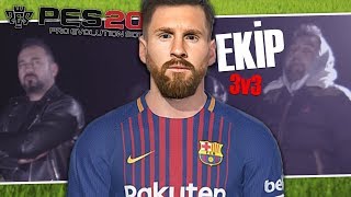 ÜMİDİ SİYAH TOPTAN MESSİ ÇIKARDI  MESSİNİN İLK MAÇI   EKİBEGEL PES 2018 [upl. by Amasa665]