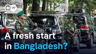 New Bangladesh leader vows to call elections within months  DW News [upl. by Flodur876]