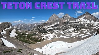 Teton Crest Trail  With Hurricane Pass [upl. by Gorey]