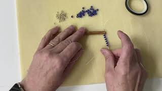 Spangling Bobbins for bobbin lace [upl. by Ingaberg341]