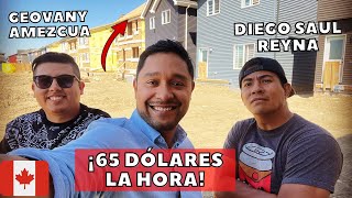 Trabajos de la construcción que nadie quiere hacer en Canadá con Diego Saul Reyna y Geovany Amezcua [upl. by Nibbs898]