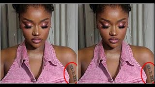 True meaning of tattoo on Chioma Adeleke’s arm Revealed [upl. by Ibbed77]