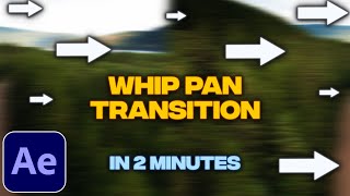 Seamless Whip Pan Transition Tutorial  After Effects 2025 [upl. by Jairia671]