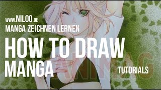 HOW TO DRAW MANGA  zeichnen lernen [upl. by Conrad]