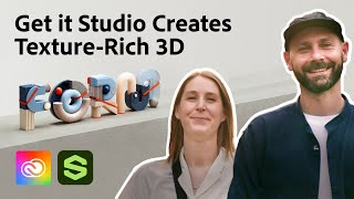 Get It Studio Creates TextureRich Designs with Adobe Substance 3D  Adobe Creative Cloud [upl. by Ydnerb]