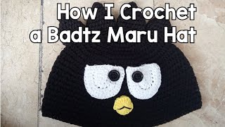 How I Crochet a Badtz Maru Hat [upl. by Cadel502]