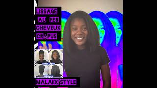 LISSAGE AU FER Cheveux Afro Crépus Ado Step By Step [upl. by Alano]