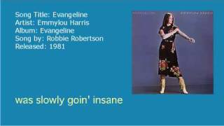 Emmylou Harris  Evangeline Audio [upl. by Aney835]