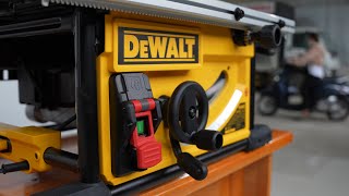 DeWALT DWE7492 Table Saw  Unpacking and Test Cuts  Make Wooden Door [upl. by Omiseno]