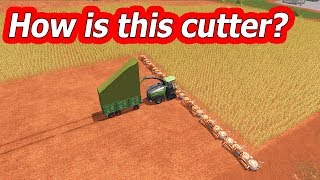 Farming Simulator 17How is this cutter Silaga Making with 42 Meters Interesting Cutter [upl. by Lihkin]