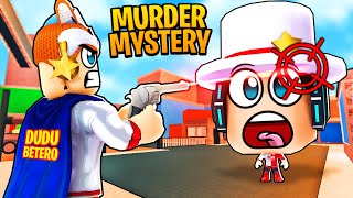 MURDER MYSTERY MAS A CABEÇA É GIGANTE  Roblox [upl. by Ailhad]