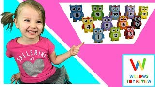 Stackable Toy Owls  Stacking Owls by Discovery Toys [upl. by Eilraep]