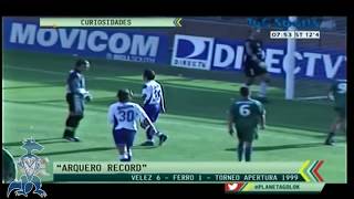 Chilavert record Guinness único arquero en convertir un hattrick [upl. by Ellis]