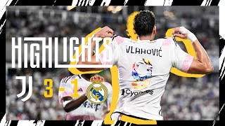 Highlights Juventus 31 Real Madrid  Ending the preseason with a BIG win [upl. by Isiah701]