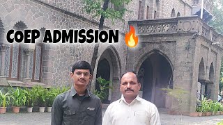 Finally COEP Alloted 😌 coep coepworld btech admission vlog [upl. by Weintrob]