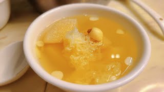 how to make herbal pear tonic soup for cough [upl. by Fredelia]