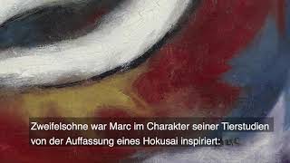 Franz Marc Die weiße Katze 1912 [upl. by Ycniuq886]