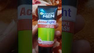 Garnier men acno fight face wash 😊youtubeshorts ytshortsviralshort [upl. by Yoral]