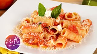 Pasta Fredda Stile CAPRESE con POMODORO FRESCO e MOZZARELLA  Facile e Veloce [upl. by Pimbley]