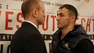 FACE OFF  GEORGE GROVES v EDUARD GUTKNECHT HEAD TO HEAD  FINAL PRESS CONFERENCE [upl. by Anauqes]