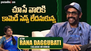 Exclusive Interview With Actor Rana Daggubati  greatandhracom [upl. by Brennan]