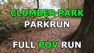 Clumber Park Parkrun FULL POV RUN 16112024 [upl. by Ardnuasac]