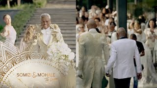 Wedding ceremony opening – Somizi and Mohale The Union  Mzansi Magic [upl. by Anelliw]