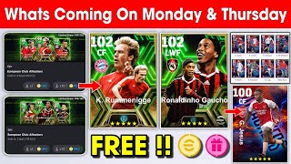 What Is Coming On Monday amp Next Thursday In eFootball 2024 Mobile  Epic Booster Rummenigge 🤩🔔 [upl. by Salman]