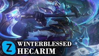 Winterblessed Hecarim LOL Skin Spotlight [upl. by Valle]