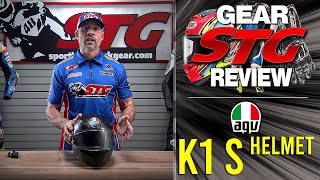 AGV K1 S Motorcycle Helmet Review  SportbikeTrackGearcom [upl. by Robet469]