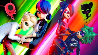 Miraculous Ladybug MULTIVERSE NEW Shadybug amp Claw Noir  DUETtransformations🐞🐱‍👤OFFICIAL DESIGNS [upl. by Manas]