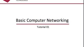 Basic Networking Tutorial  01 [upl. by Ovatsug57]