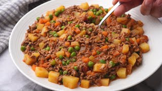 Picadillo de Carne Molida con Papas [upl. by Joete]