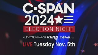 CSPANs 2024 Election Night Coverage [upl. by Rodablas27]