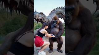 Gorilla good job funny comedyvideos cute funnyanimlas sorts ytshorts viralvideo [upl. by Strohbehn888]