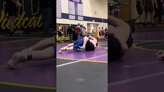 Onsted youth tournament 1st place pin Zeke Cebulski v Levi Keene [upl. by Yht]