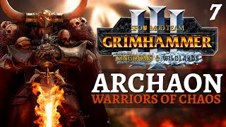 ARCHAON vs GRIMGOR  SFO Immortal Empires  Total War Warhammer 3  Warriors of Chaos  Archaon 7 [upl. by Chita]