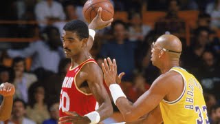 1986 Game 1 WCF Houston Rockets  Los Angeles Lakers [upl. by Ymereg]