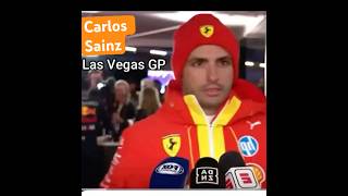 Carlos Sainz P3 Las Vegas 🇨🇮Declaraciones [upl. by Lebasiram699]