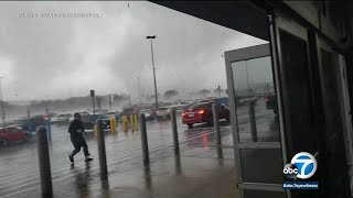 4 injured after severe storms trigger multiple tornadoes across Texas I ABC7 [upl. by Chrisoula651]