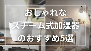 おしゃれなスチーム式加湿器のおすすめ5選 [upl. by Cirri768]