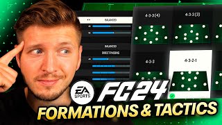 BEST FORMATIONS amp TACTICS IN EAFC 24  Complete META Guide [upl. by Haymes357]