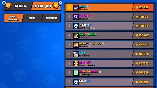 PAREREA MEA DESPRE TOP 20 LOCAL JUCATORI ROMANI  BRAWL STARS [upl. by Yenttirb]