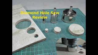 Diamond Hole Saw Review  Marble Cutter Hole Saw Review  Glass Cutter Hole Saw Review  Postbag 002 [upl. by Wilmar]